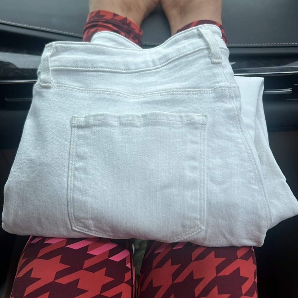 L’AGENCE 31 ORIANA HIGH RISE STRAIGHT BLANC WHITE JEANS! BRAND NEW WITH TAGS! - Picture 11 of 17